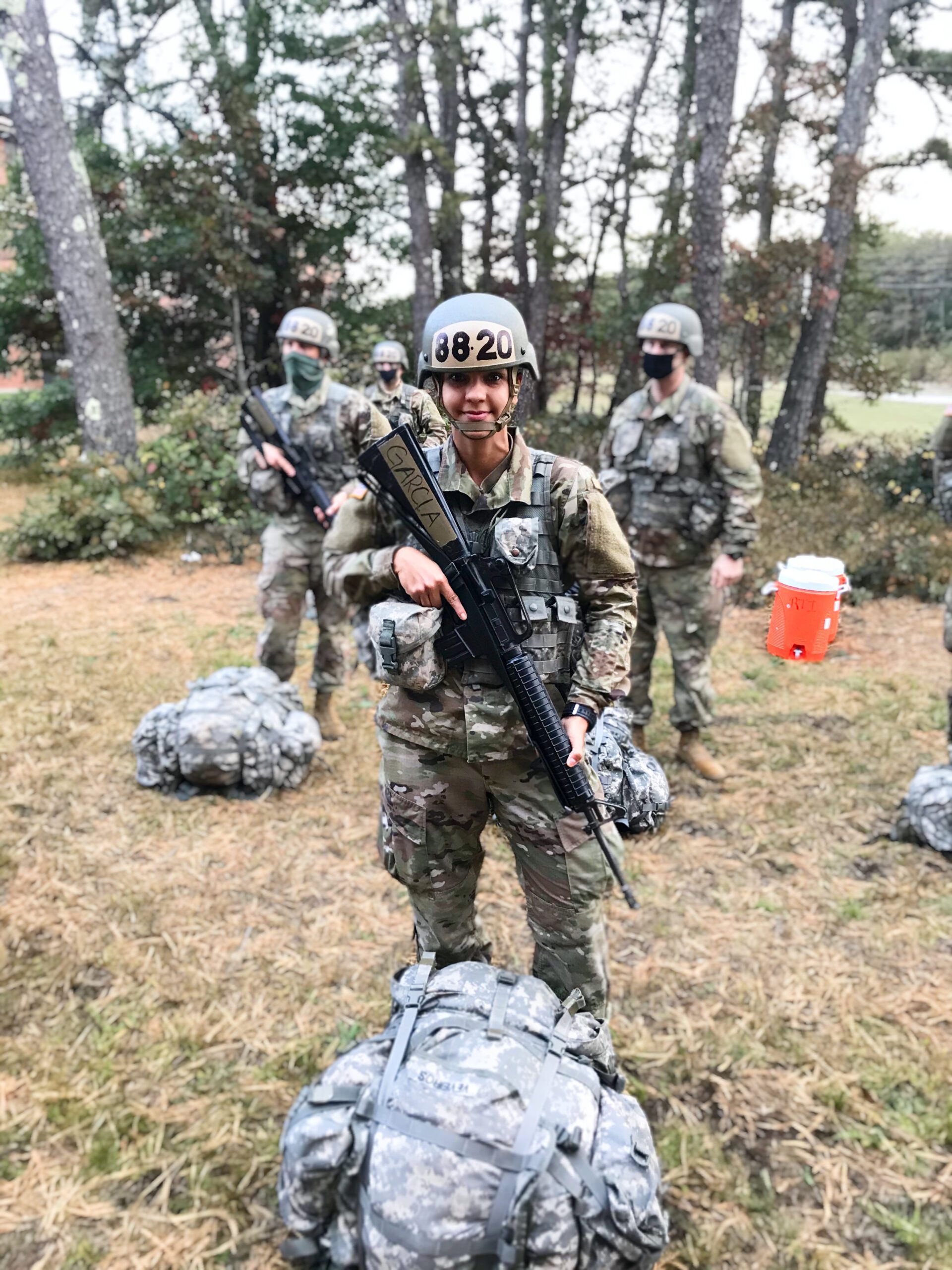 Rebeca Elizabeth in field training — building leadership, teamwork, and systems discipline that became core to The Profit Hero™